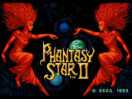 Phantasy Star II Title Screen